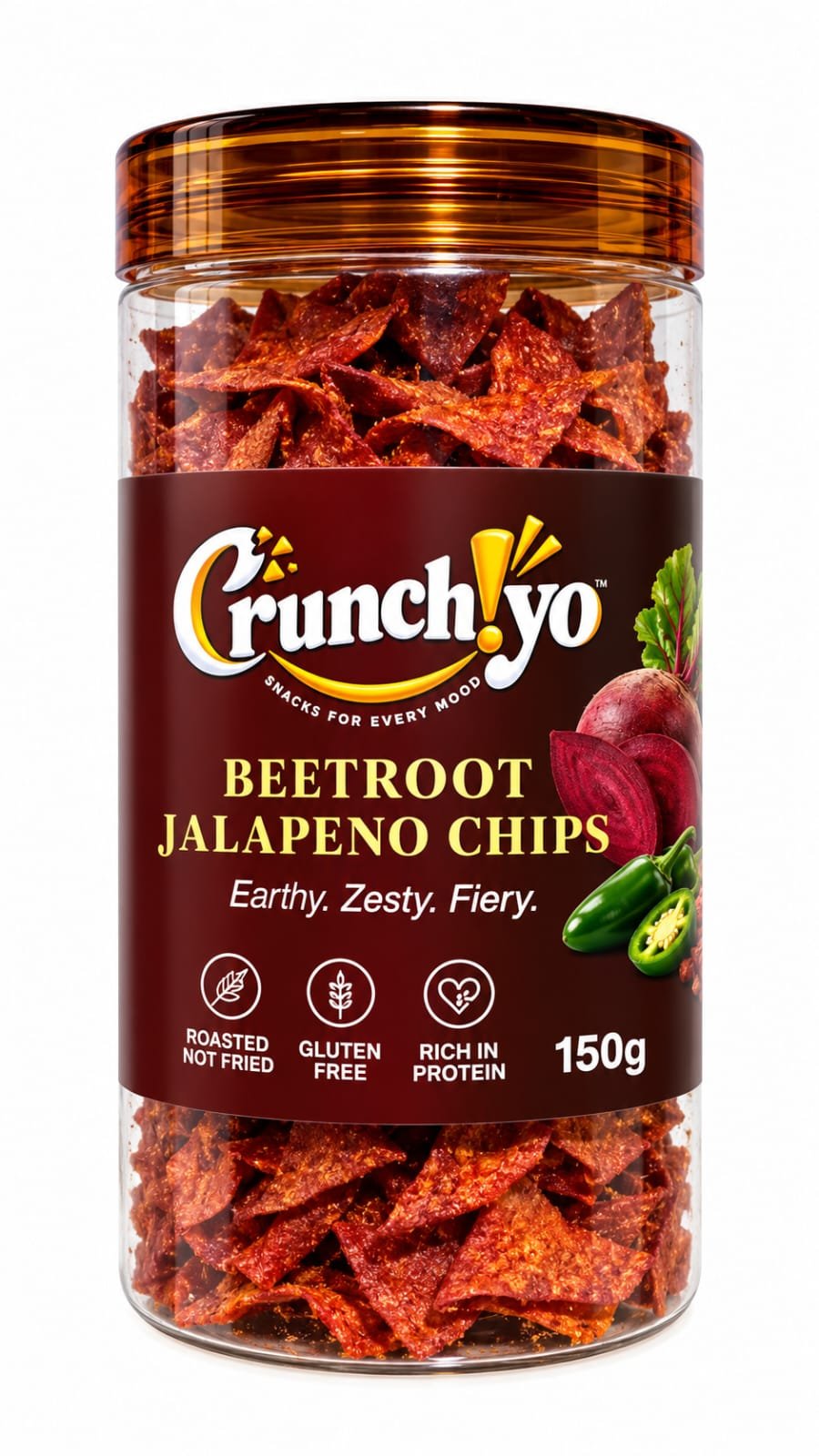 Beetroot Jalapeno Chips