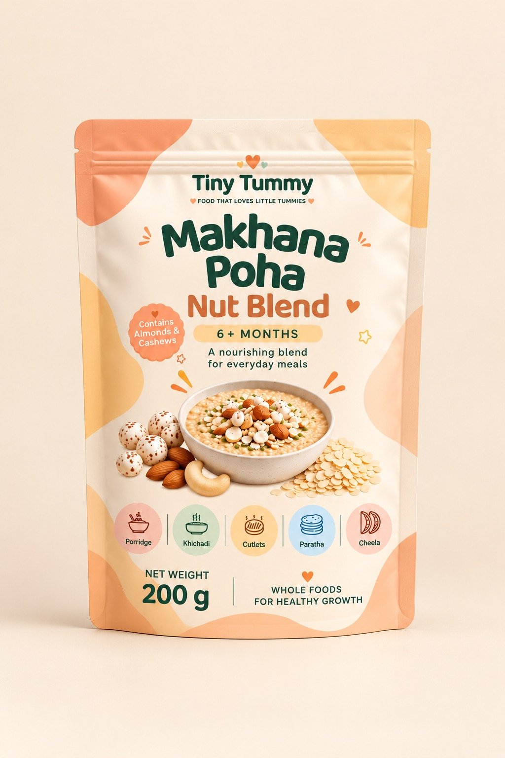 Makhana Poha Nut blend