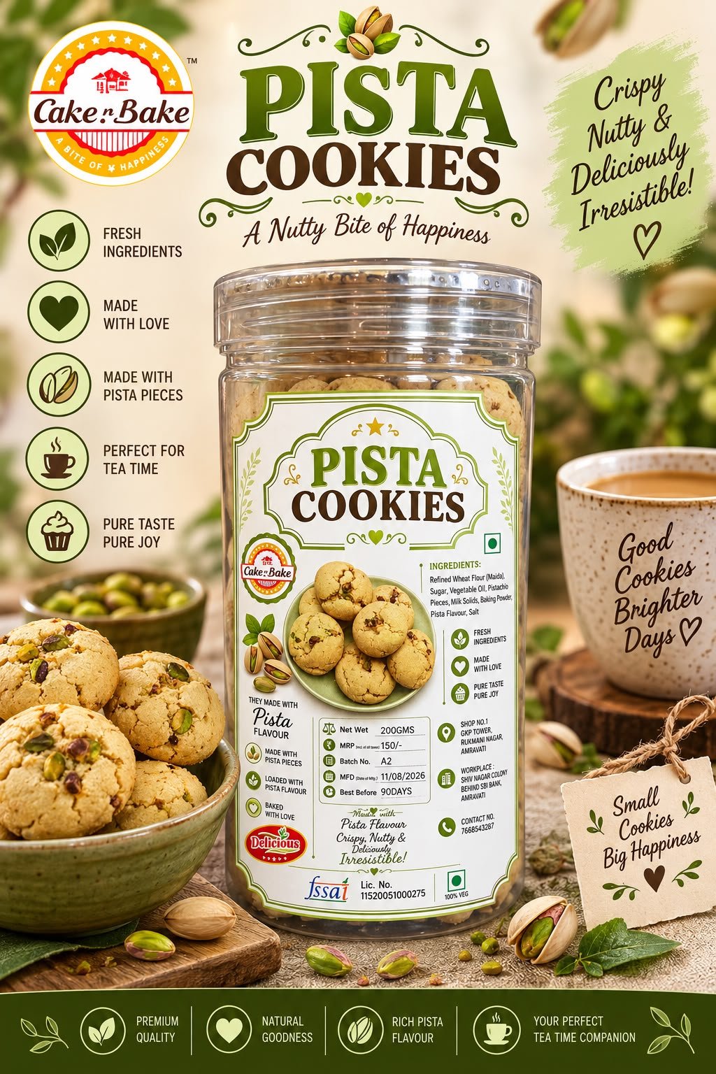 pistacookiesjar225gms
