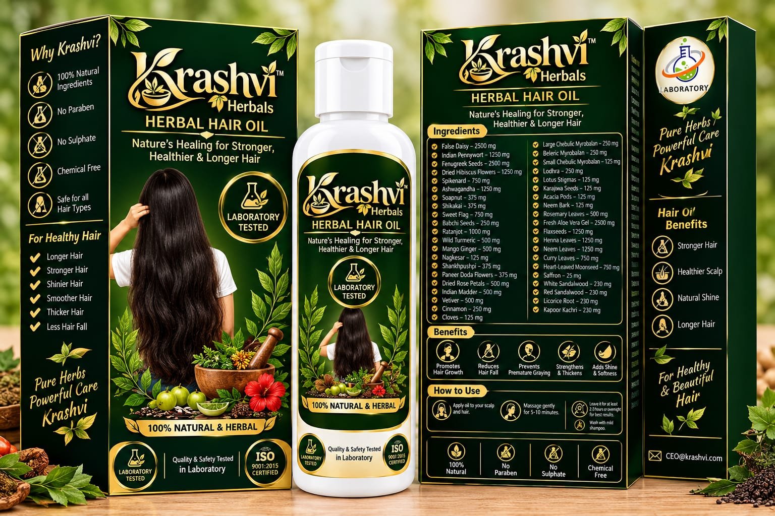 Krashvi Herbal Hair Oil