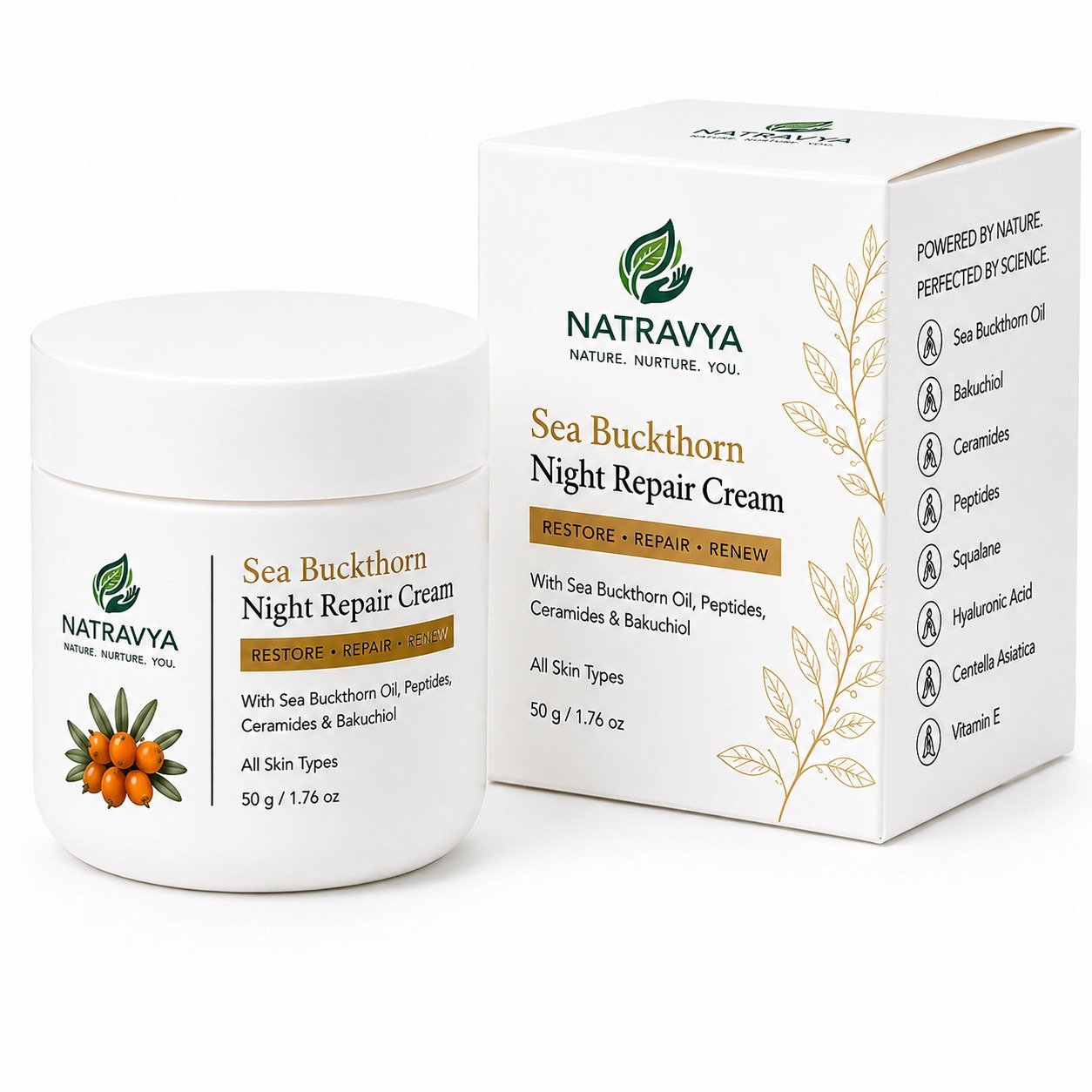 Sea Buckthorn Night Repair Cream - 50G