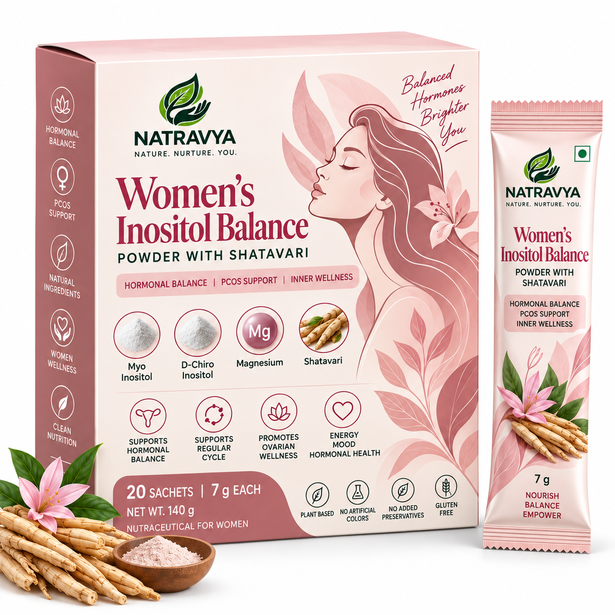 Women’s Inositol Balance Powder with Shatavari