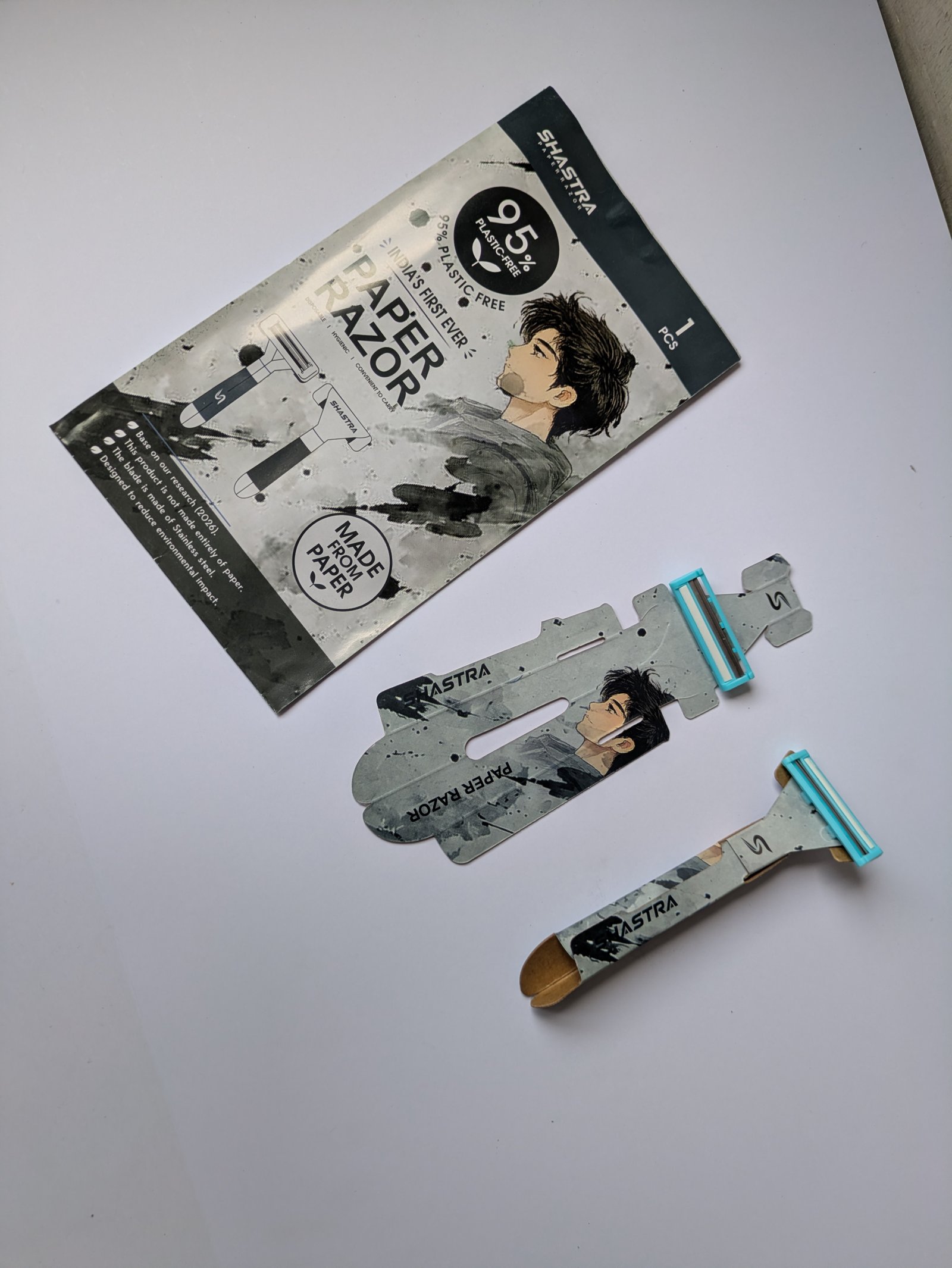 shastra paper razor GREY COLOR BOY