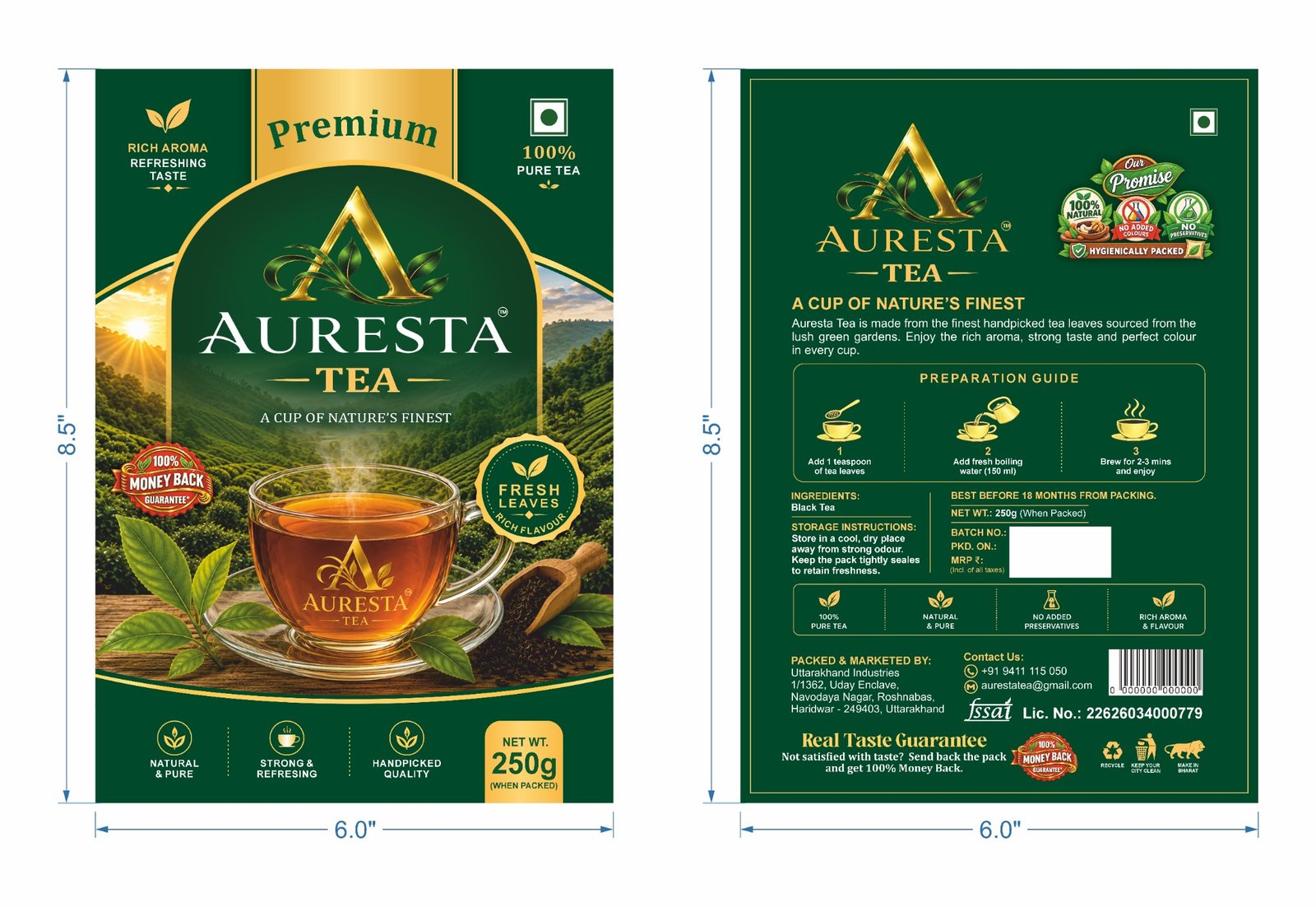 AURESTA PREMIUM TEA