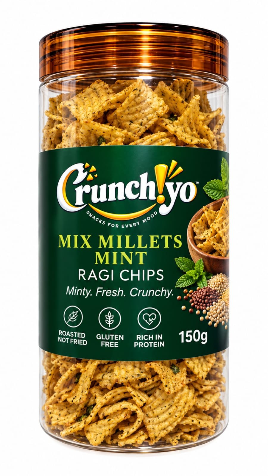 Mix Millets Mint Ragi Chips