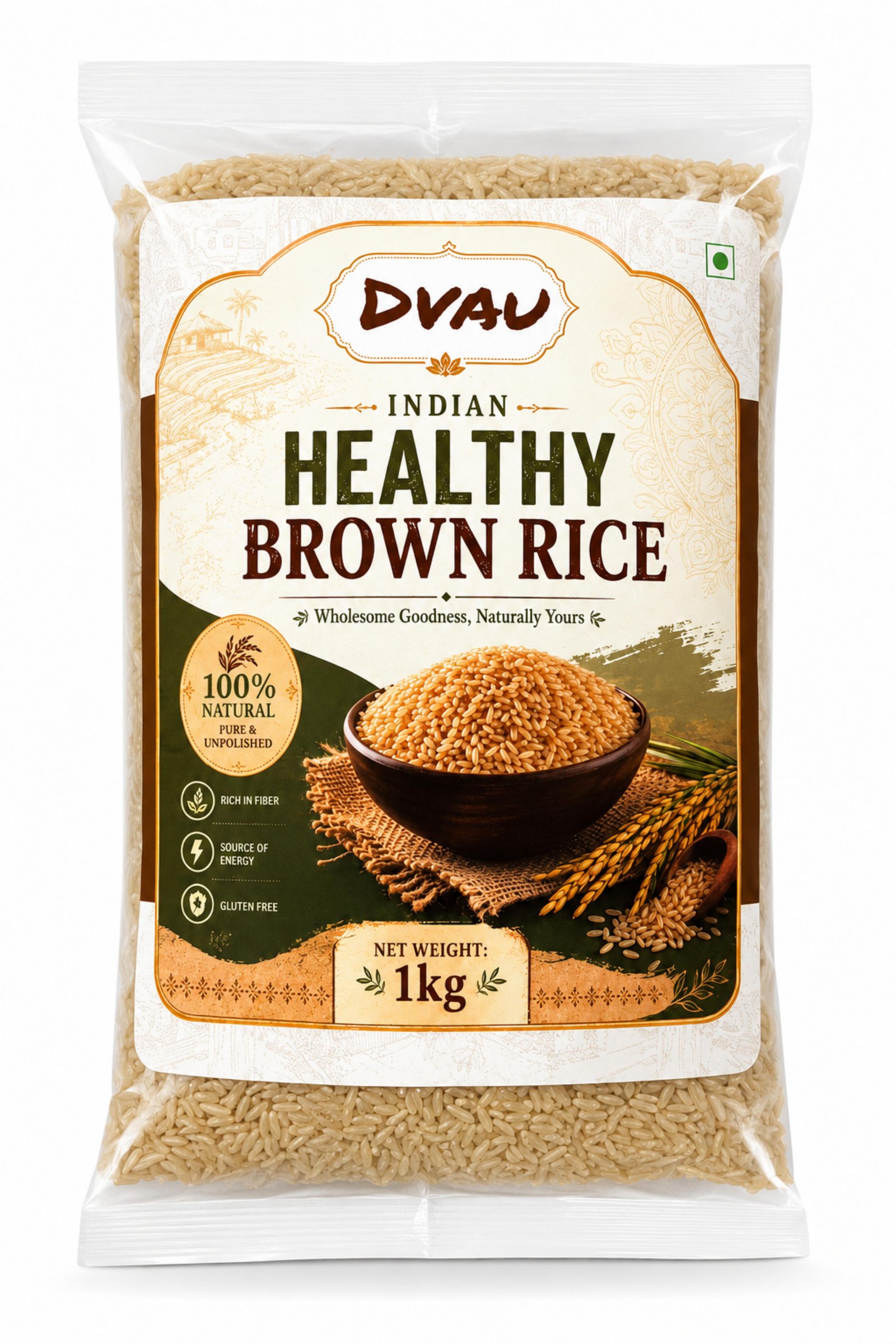 Dvau Brown Rice 1 kg