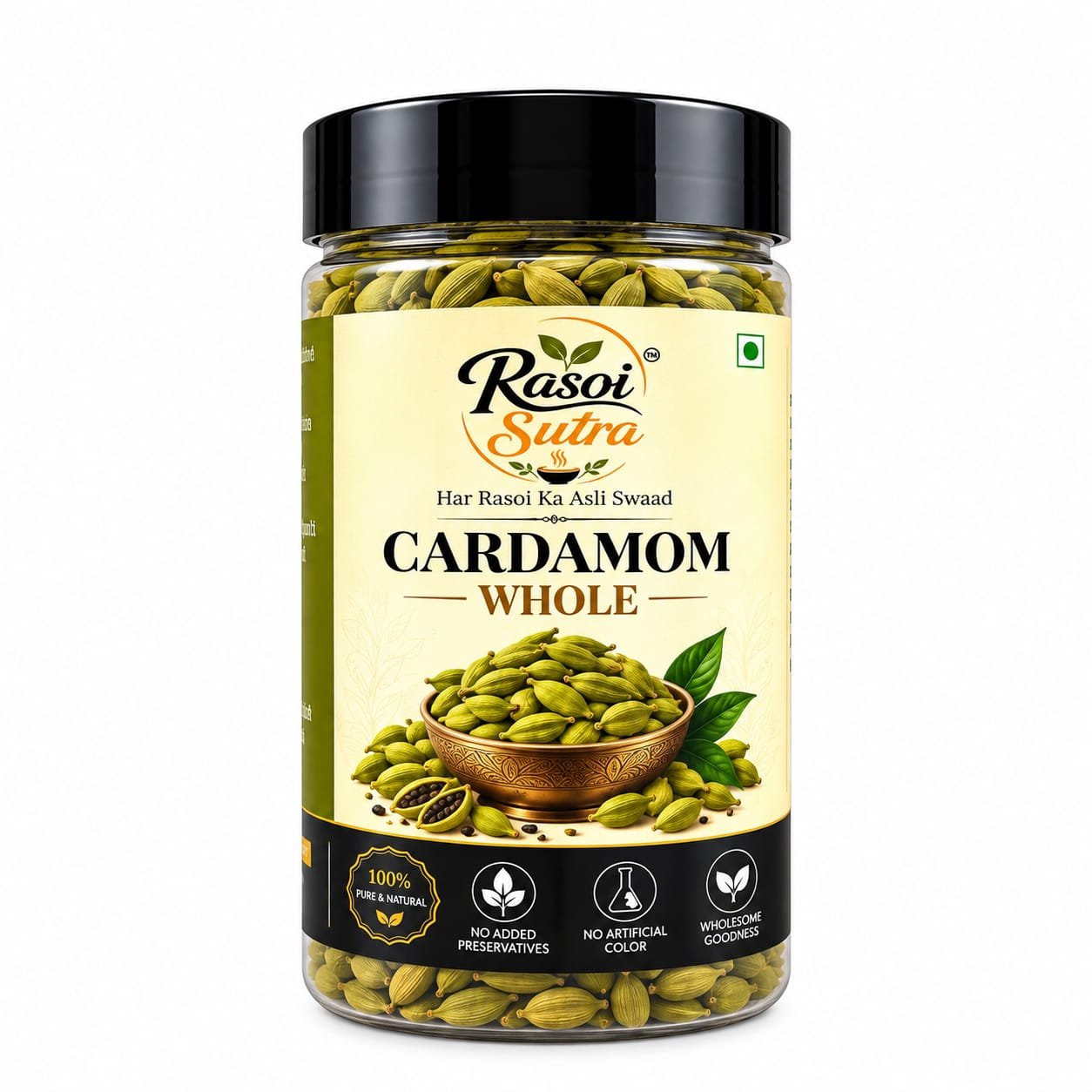 Premium Whole Cardamom (Ealichi)-50GM