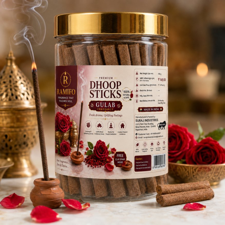 RAMIFO GULAB DHOOP STICK