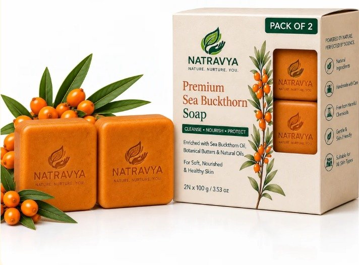 Sea Buckthorn Luxury Soap - 200G (Pack Of 2)